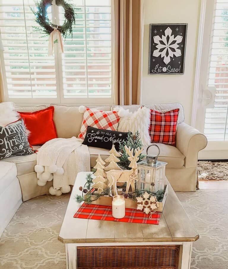 Wood Tree Centerpieces