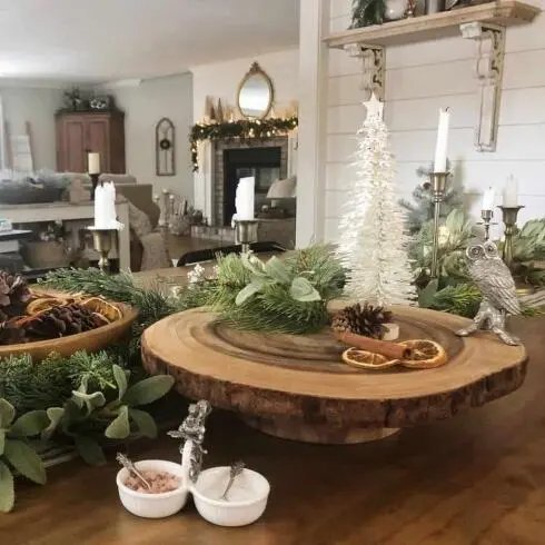 Wooden Bowl Display