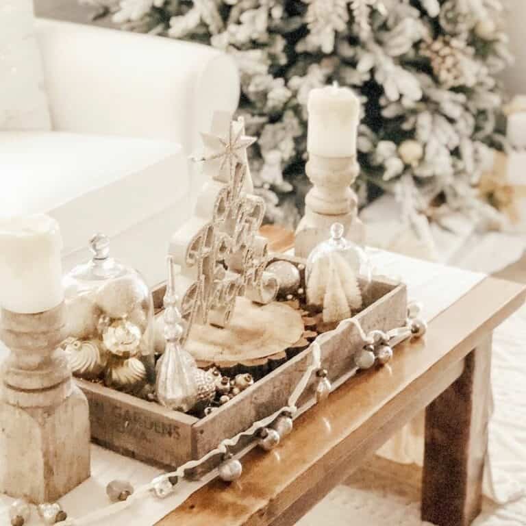 Wooden Christmas Tray