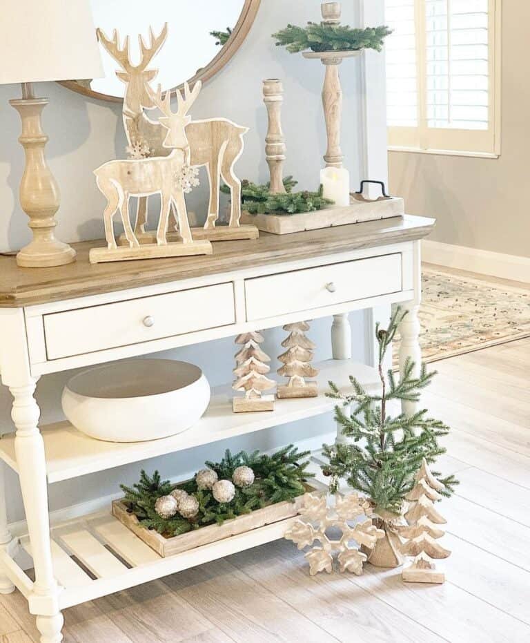 Wooden Console Styling