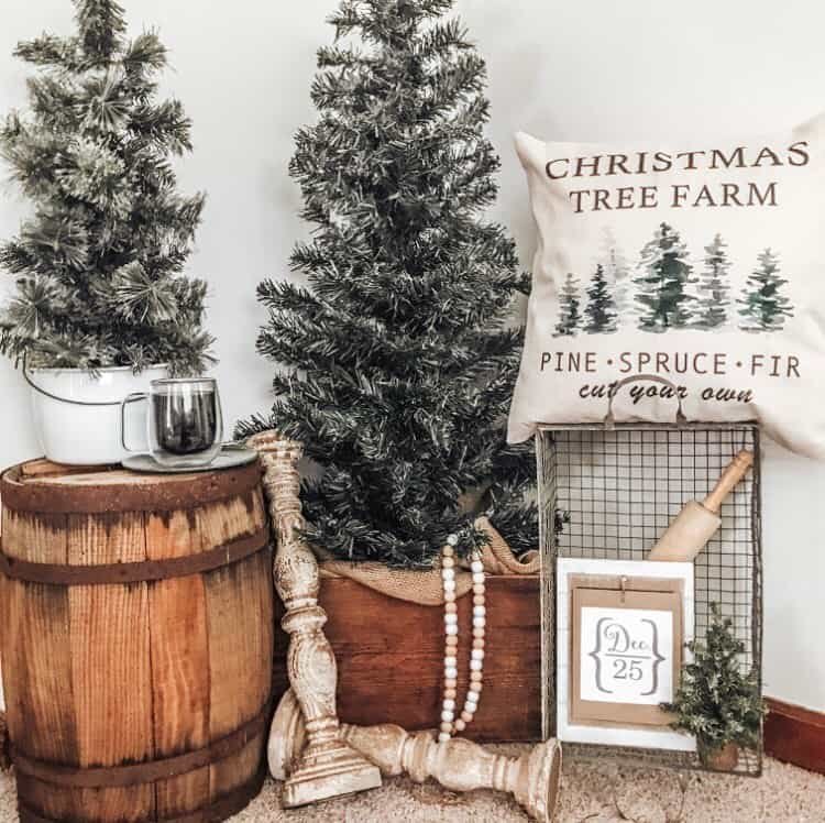 Wooden Crate Stand