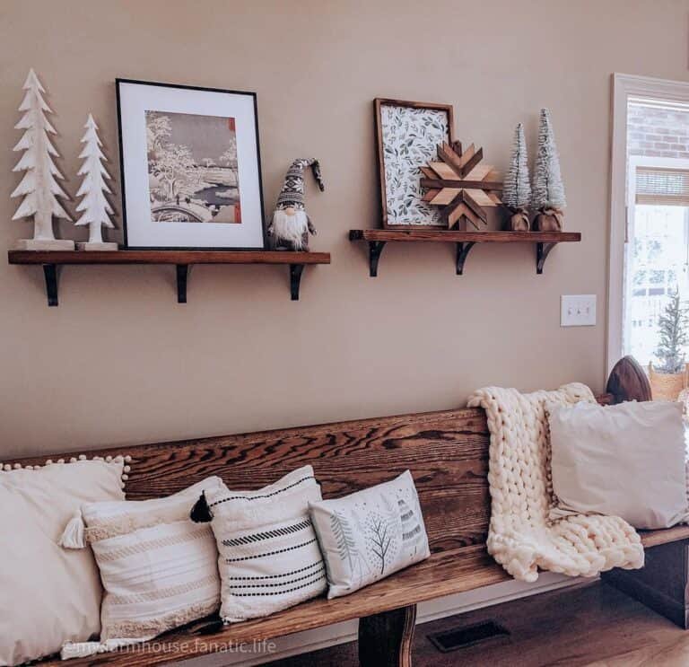 Wooden Shelf Display