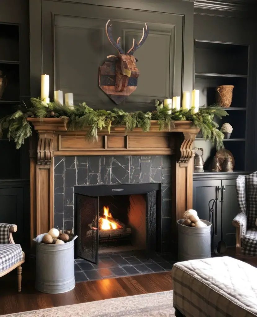 Woodland Lodge Mantel
