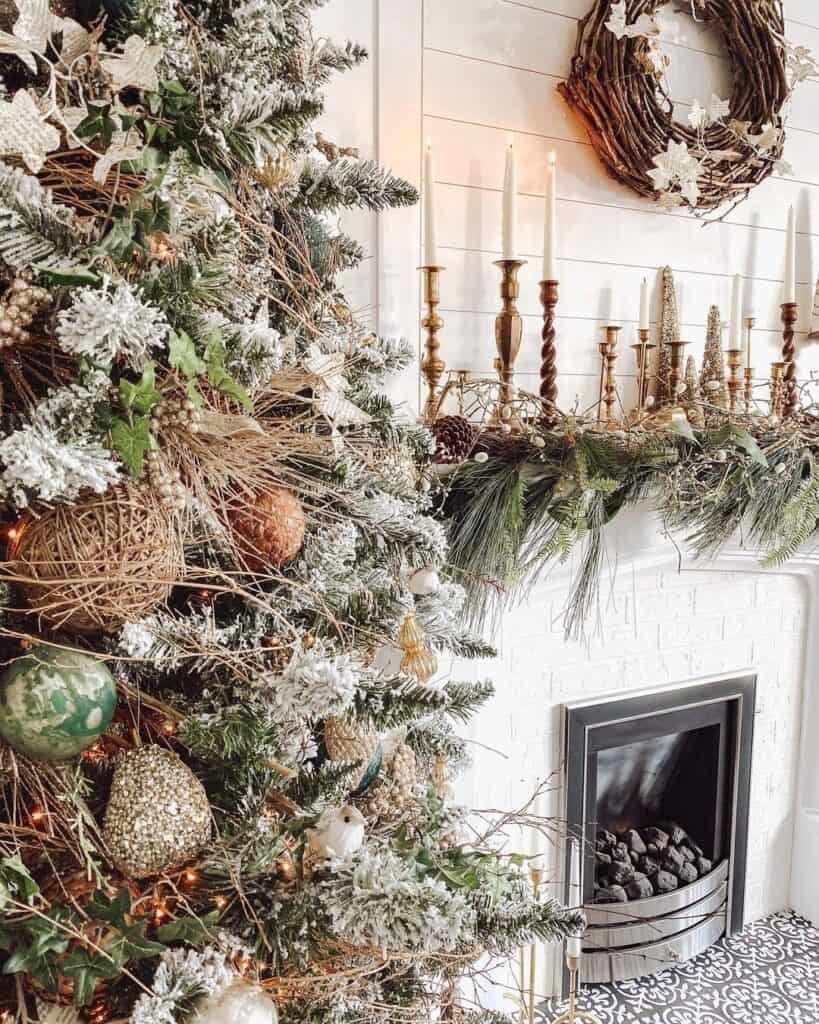 Wreaths With Candlestands