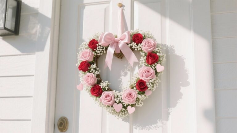 20 Romantic Valentine's Day Wreath Ideas to Decorate Your Front Door