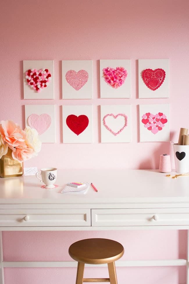 Canvas Heart Display