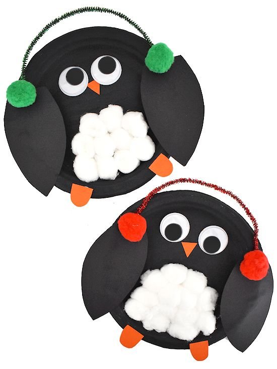 Cotton Ball Penguins