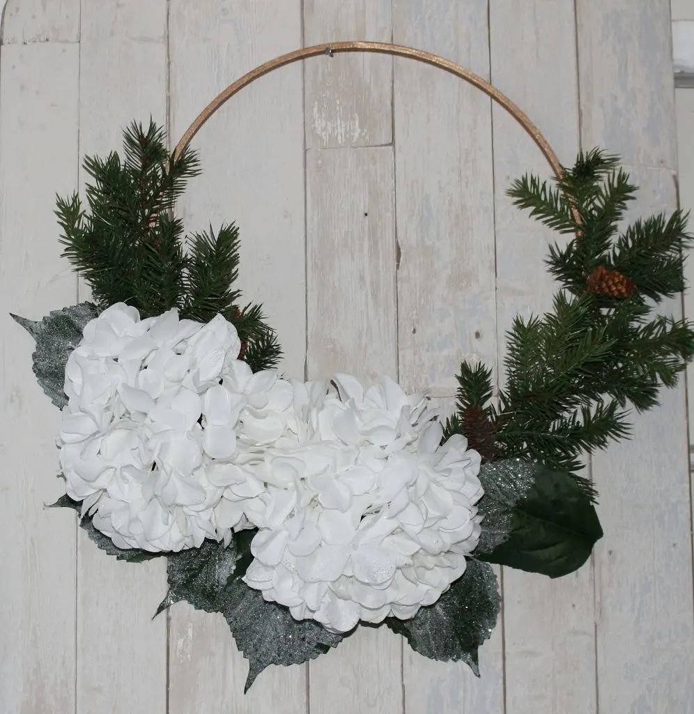 Embroidery Hoop Wreath