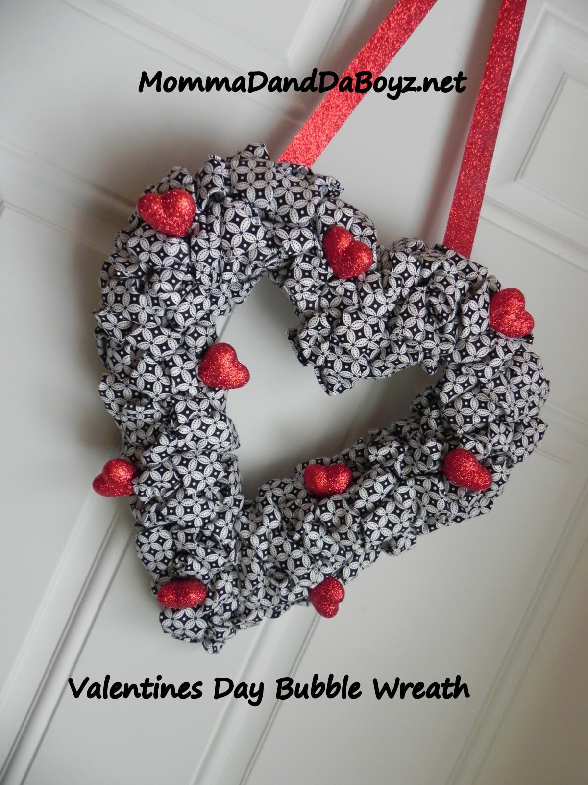 Fabric Bubble Wreath