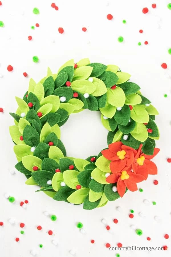 Felt Christmas Wreath