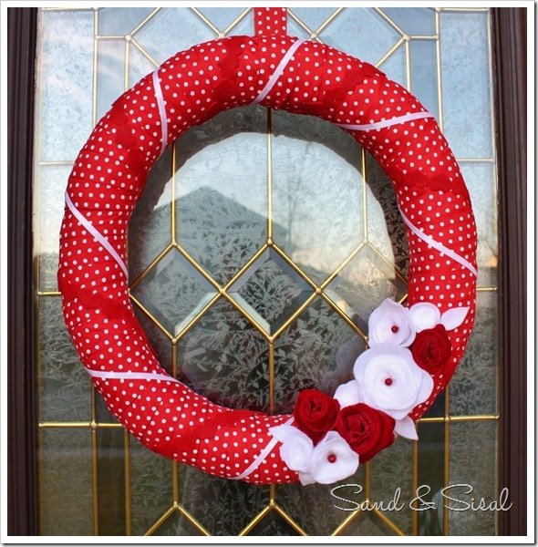 Felt Flower Wreath