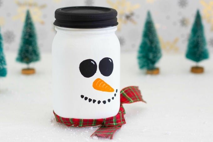 Mason Jar Snowmen