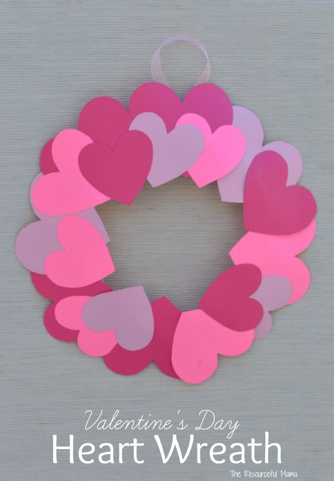 Paper Heart Wreath