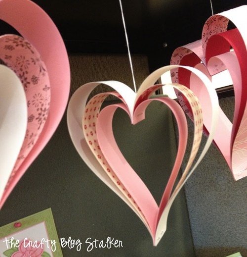 Paper Strip Hearts