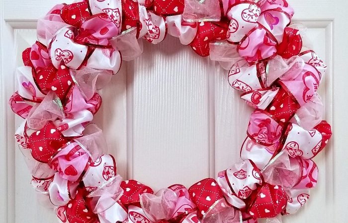Satin Ribbon Wreath