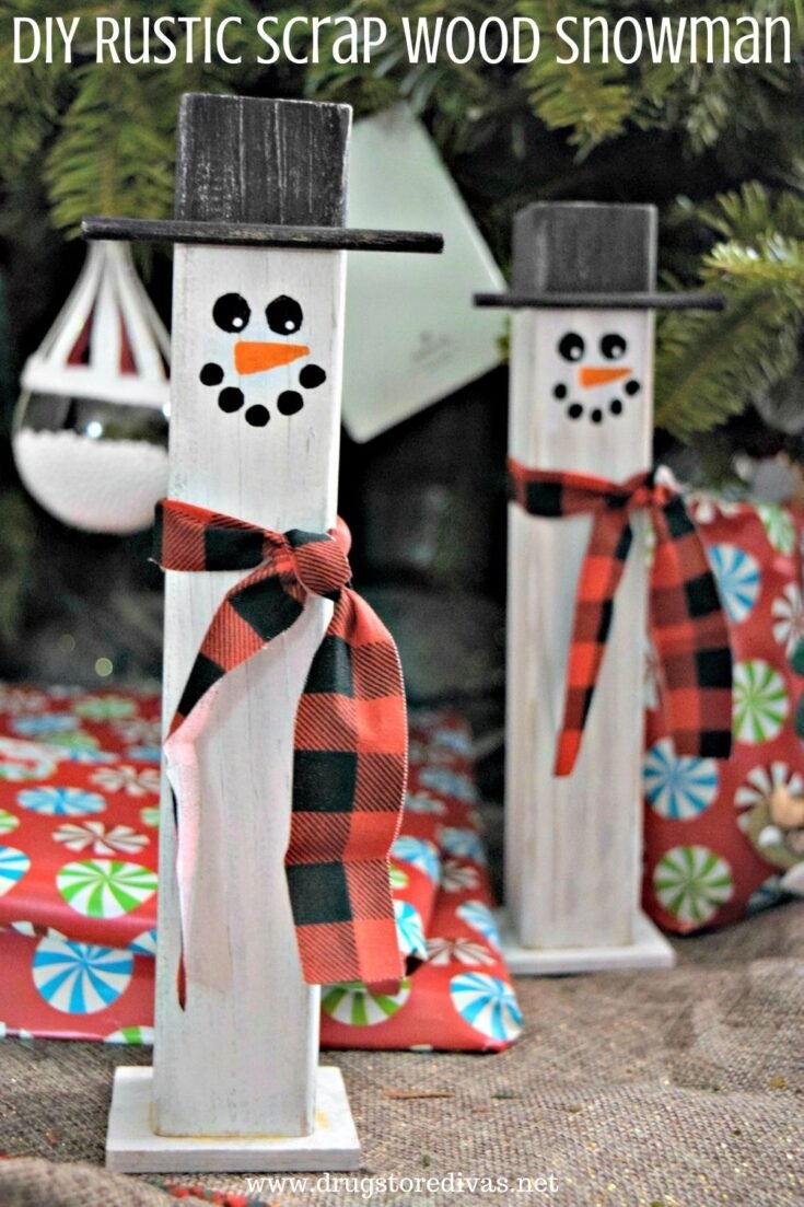 Scrap Wood Snowman