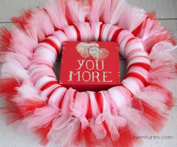 Tulle Valentine Wreath