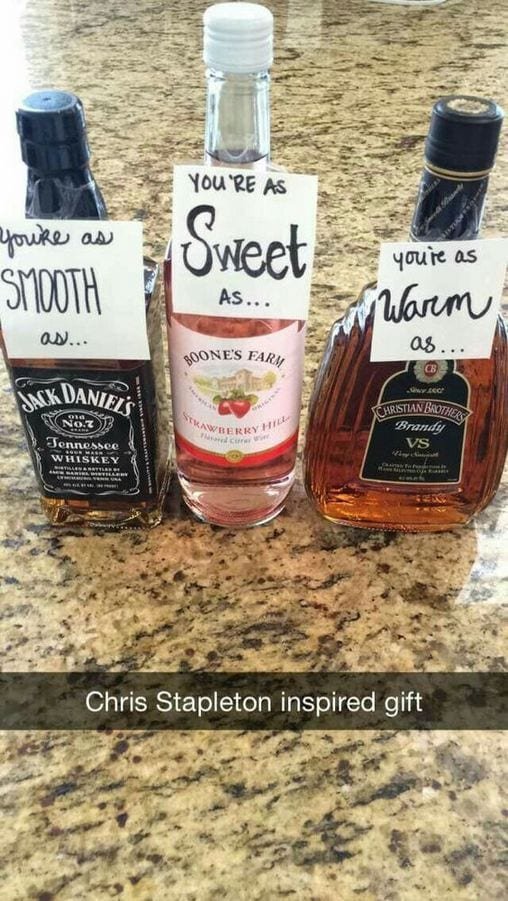 Whiskey Bottle Gift