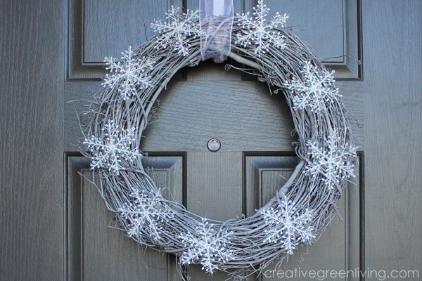 White Branch Wreath