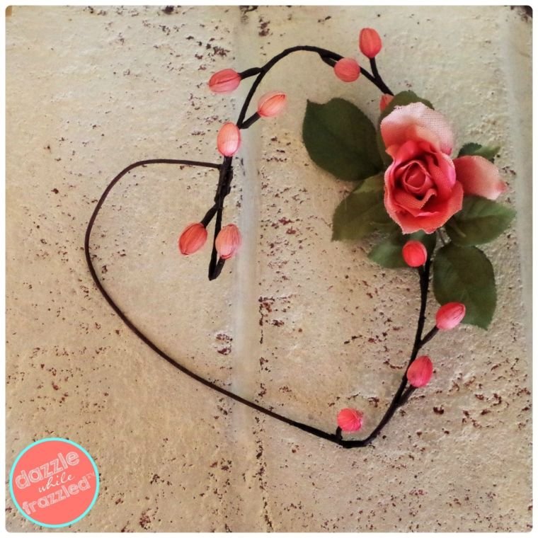 Wire Heart Wreath