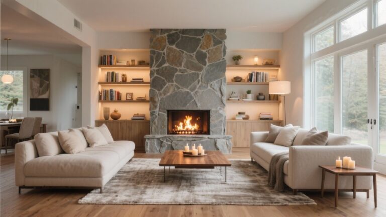 33 Cozy Living Room Fireplace Ideas That'll Transform Your Space