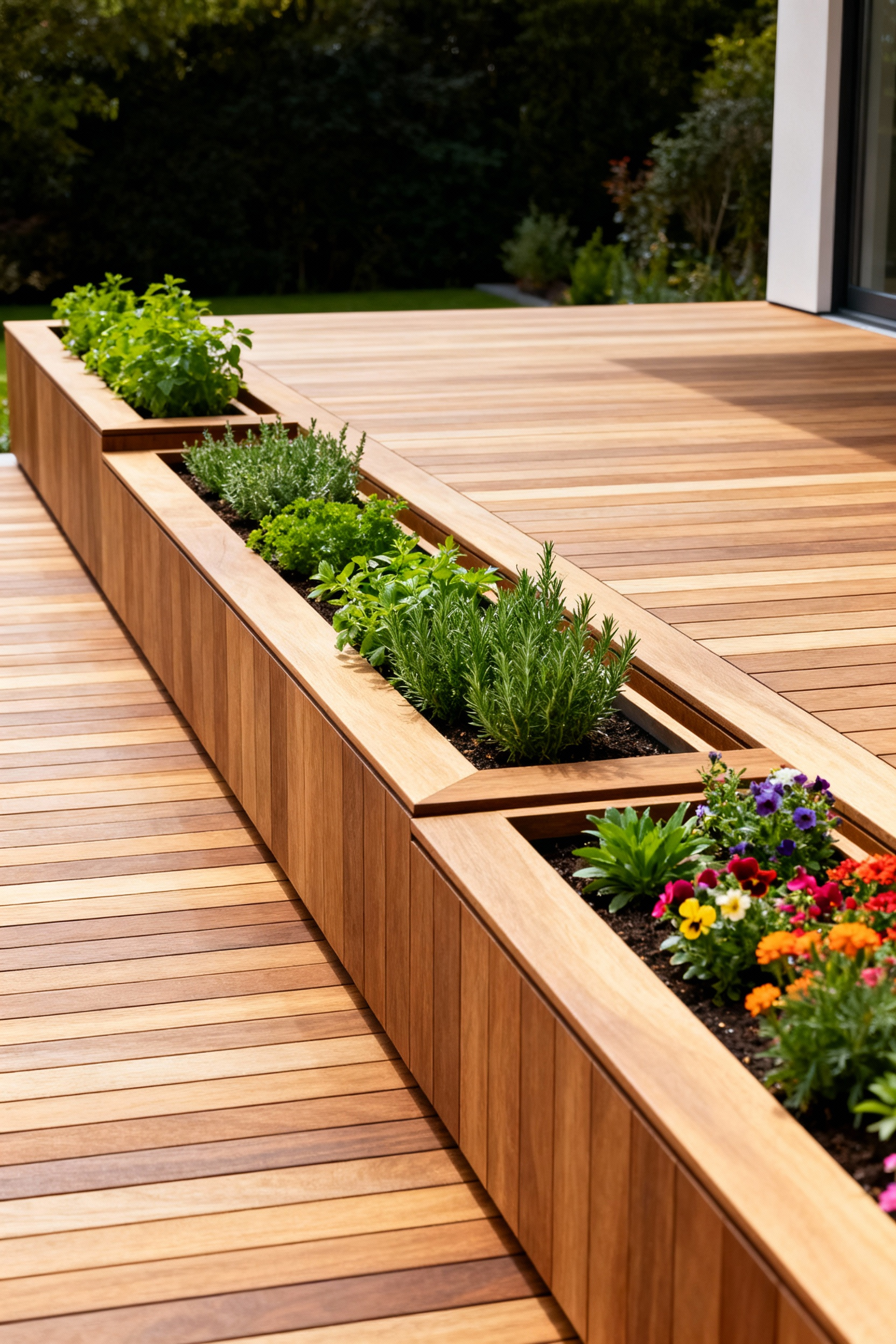 Built-In Planter Beds