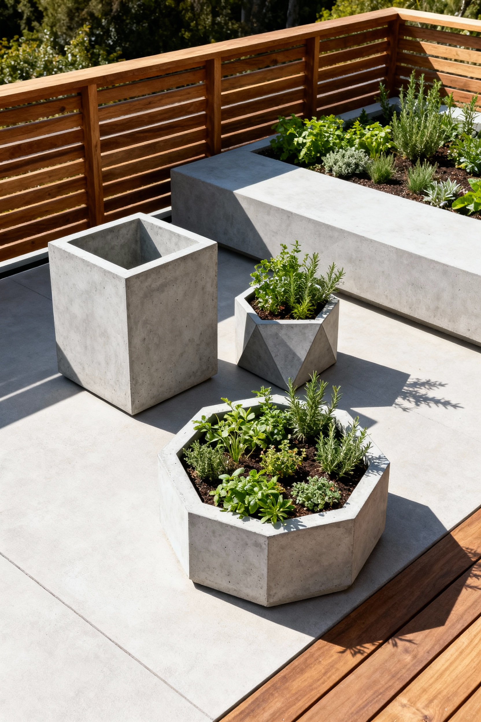 Geometric Planter Shapes
