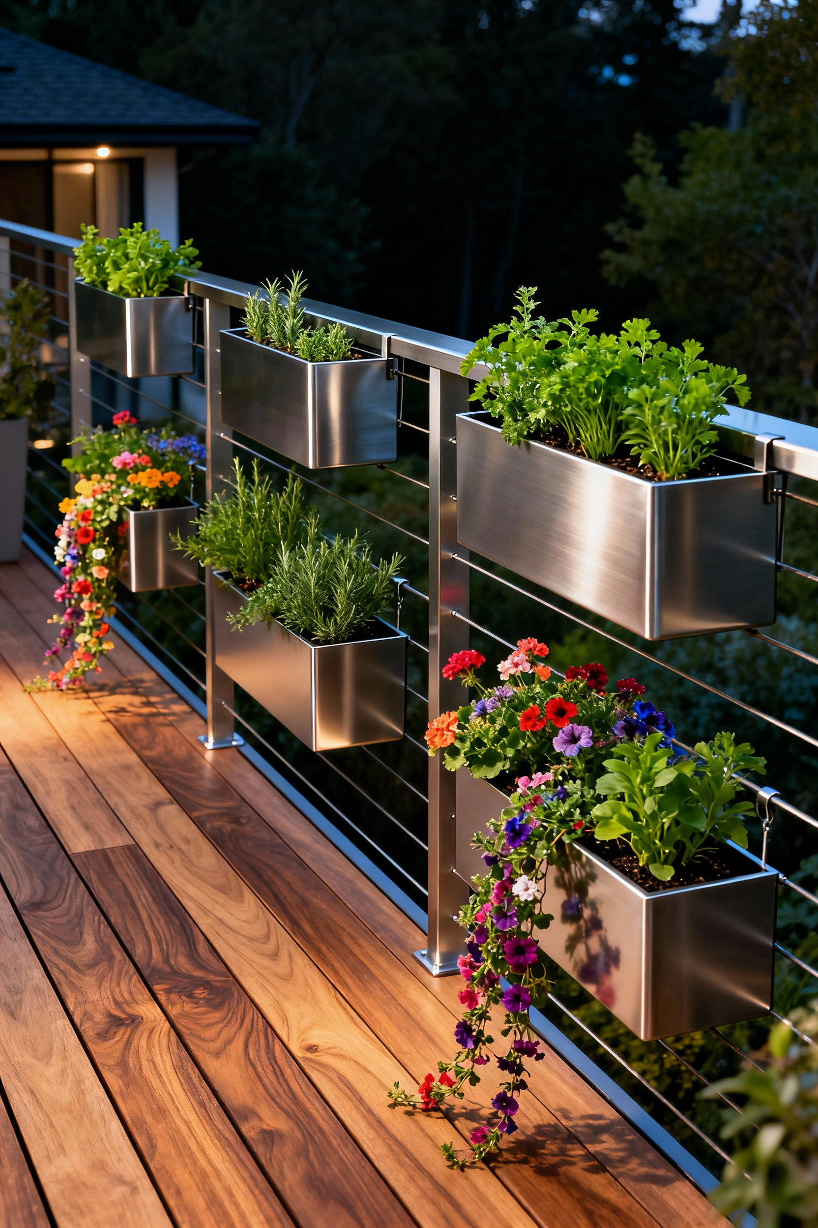 Railing Planter Boxes