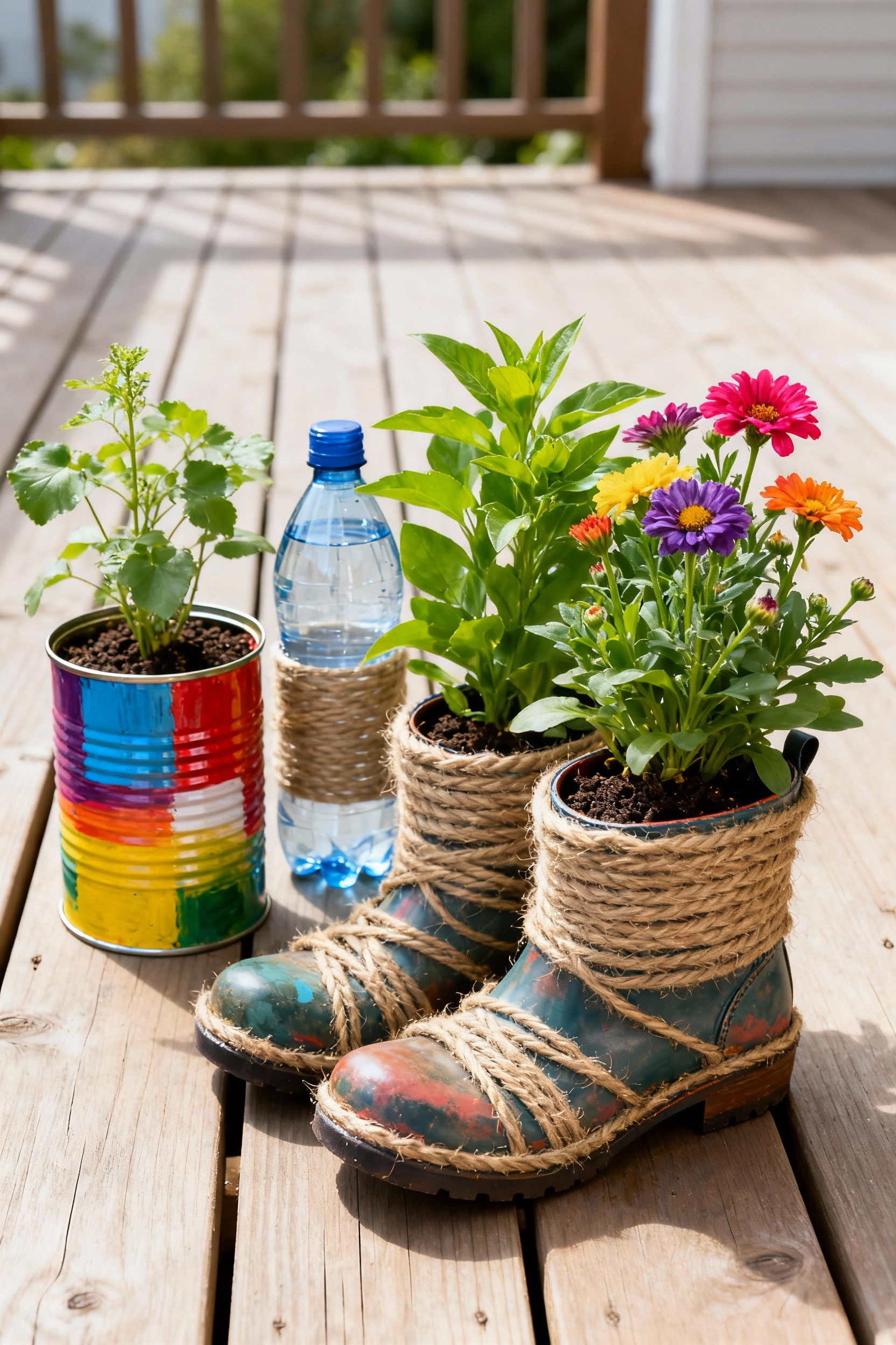 Recycled Container Plants