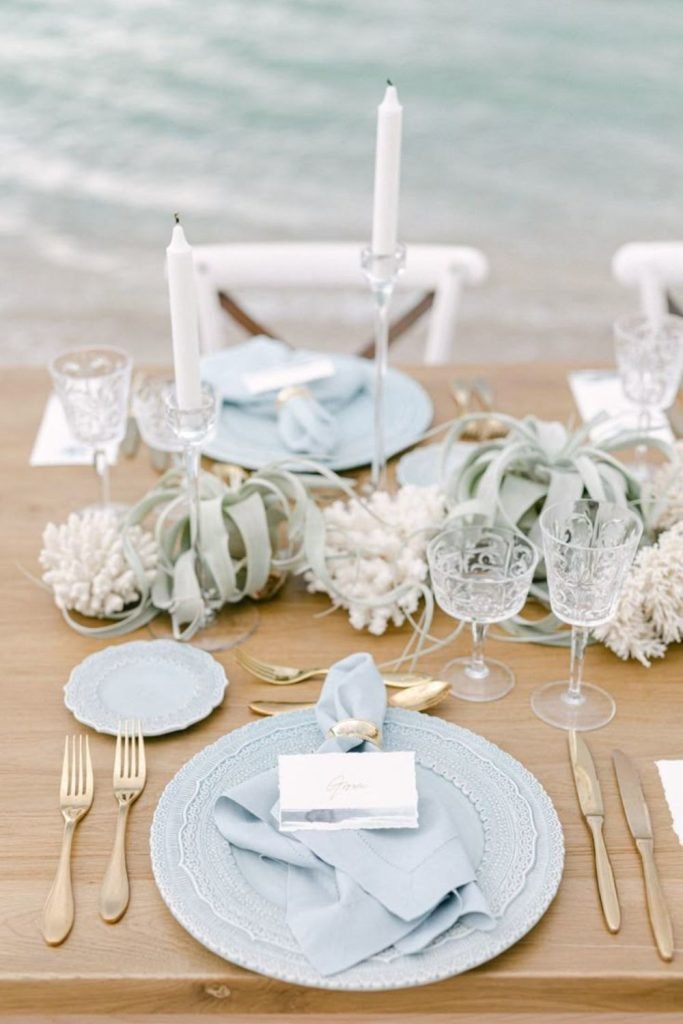 Beach Table Setting