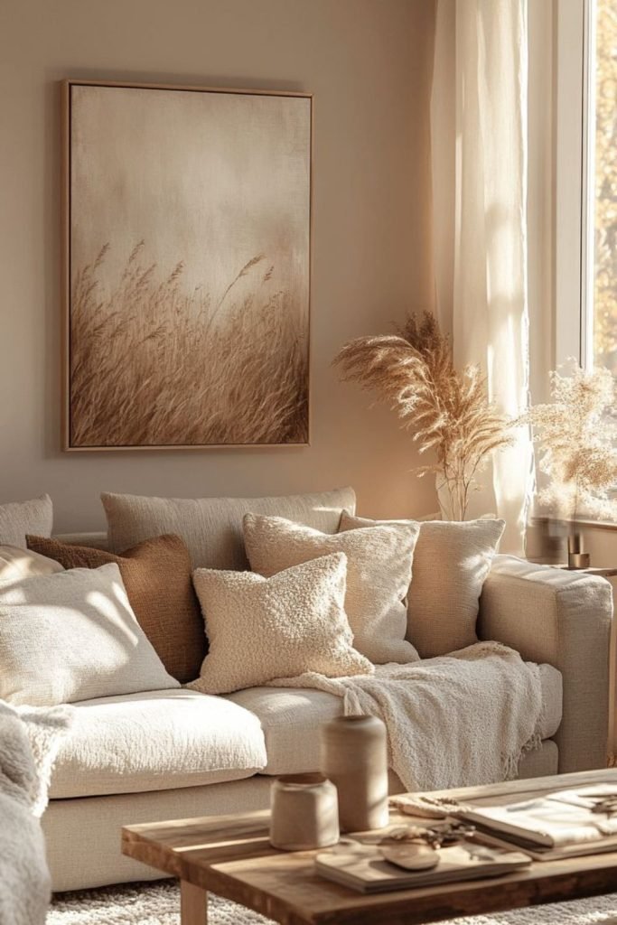 Beige Cushion Layers