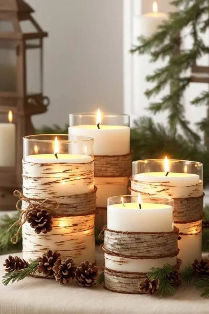Birch Ring Candles
