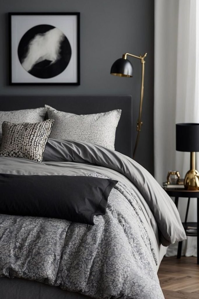 Black White Bedding