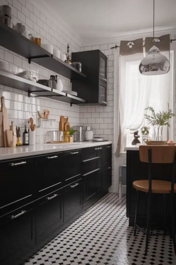Black White Kitchen