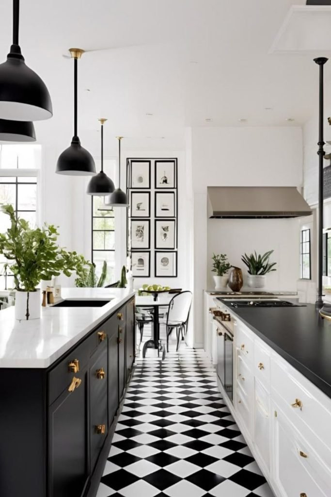 Black White Kitchen