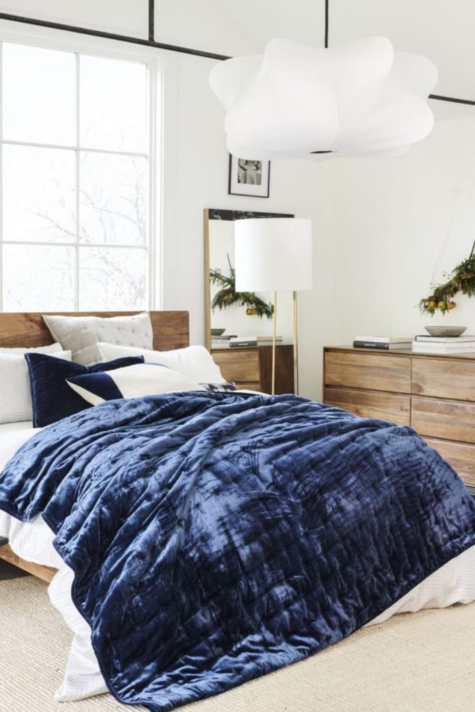 Blue Velvet Bedding