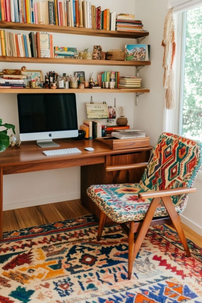 Boho Office Corner