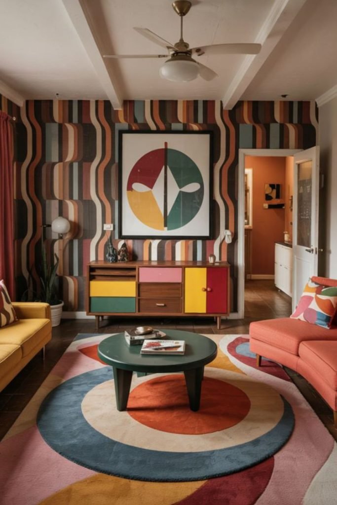 Bold Pattern Living Room