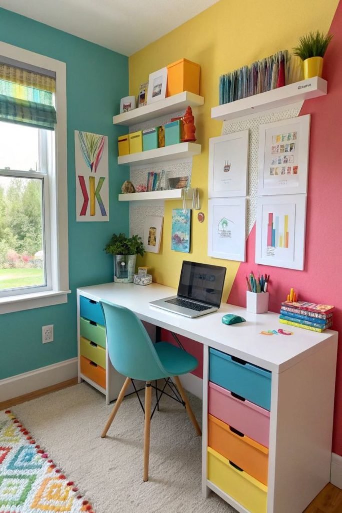 Bright Color Workspace