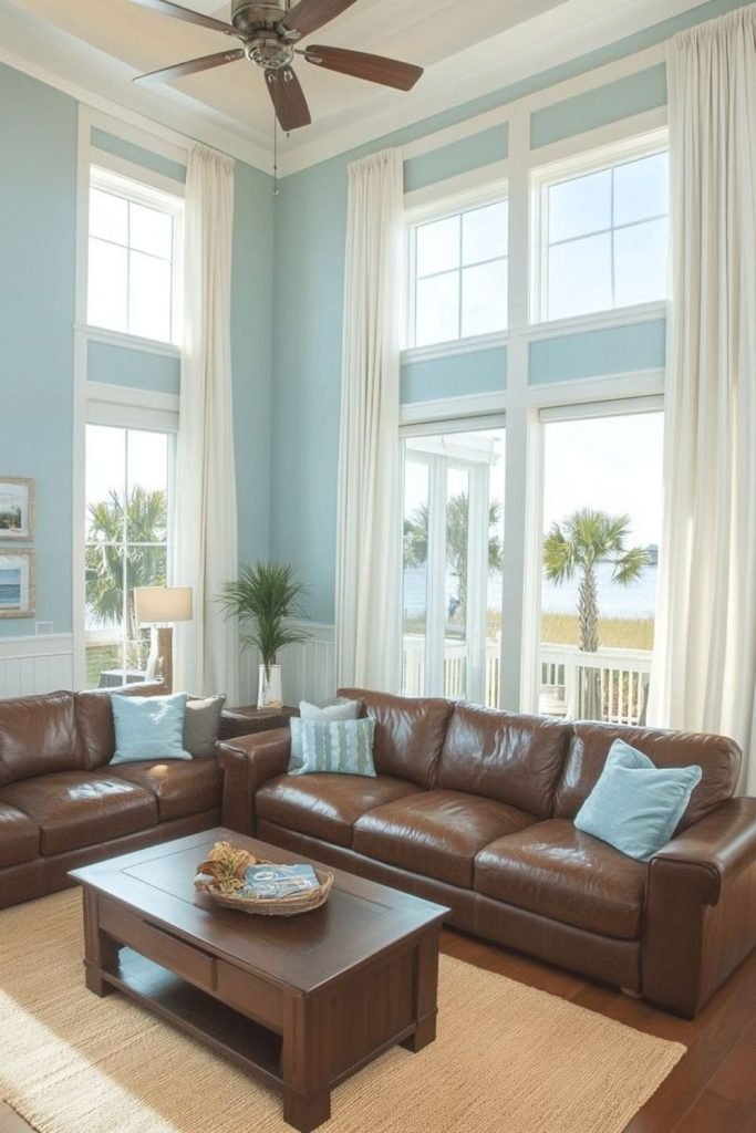 Brown Coastal Decor