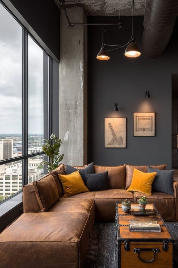 Brown Leather Industrial