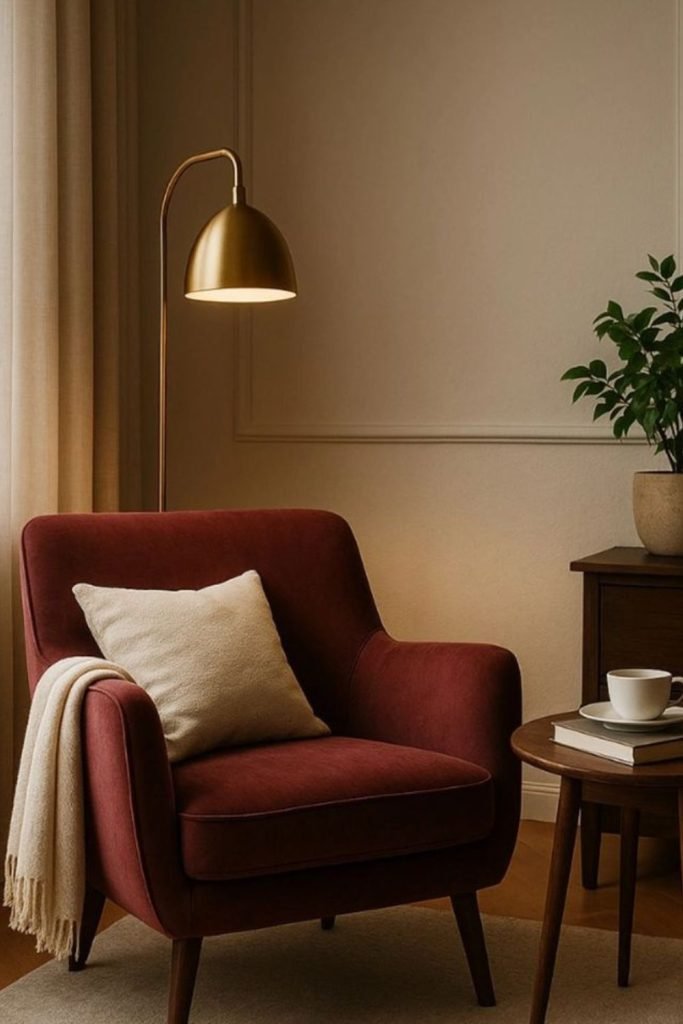 Burgundy Velvet Chairs