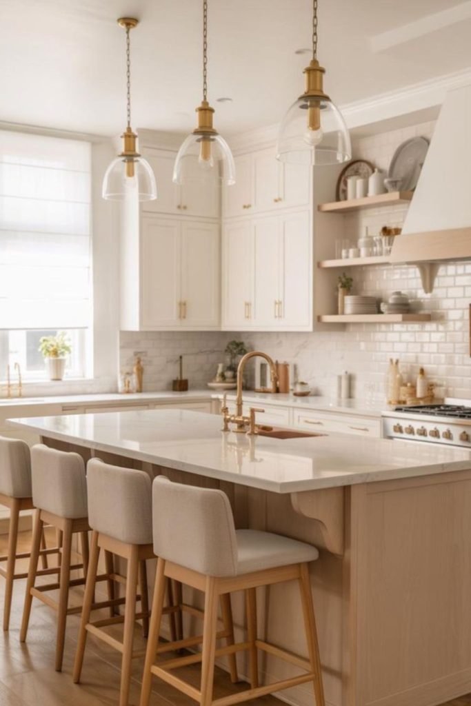 Caramel Cabinet Kitchen