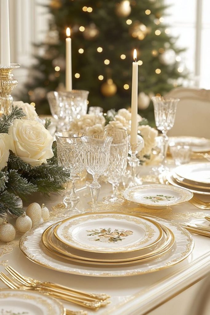Champagne Gold Tablescape
