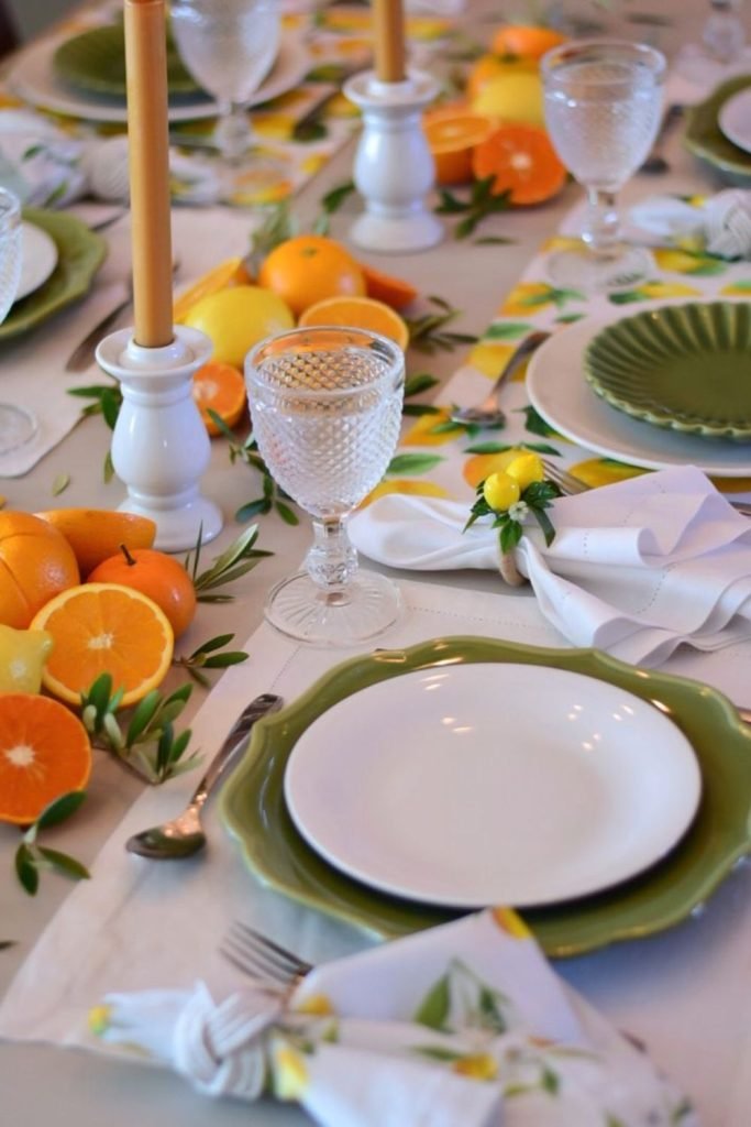 Citrus Fruit Centerpieces