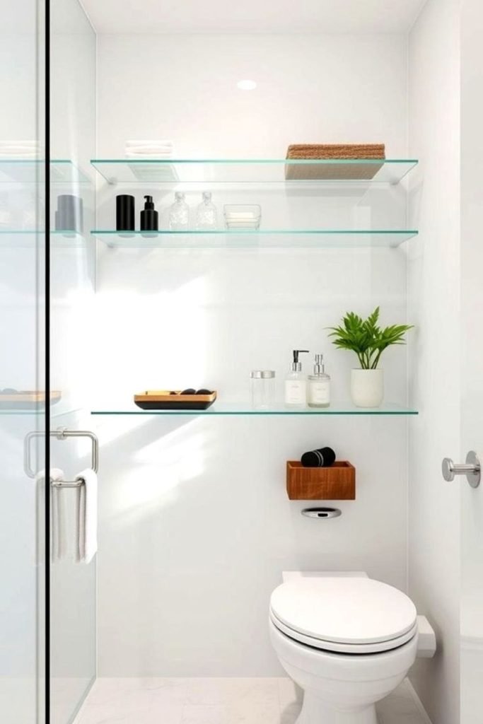 Clear Glass Shelves