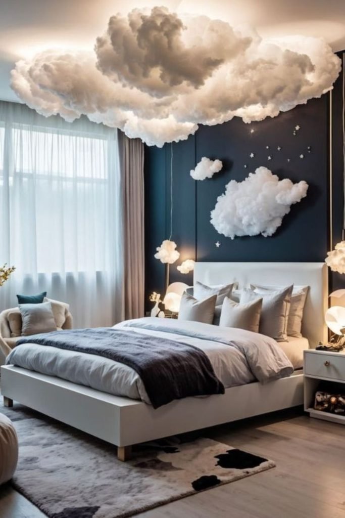Cloudy Bedroom Atmosphere