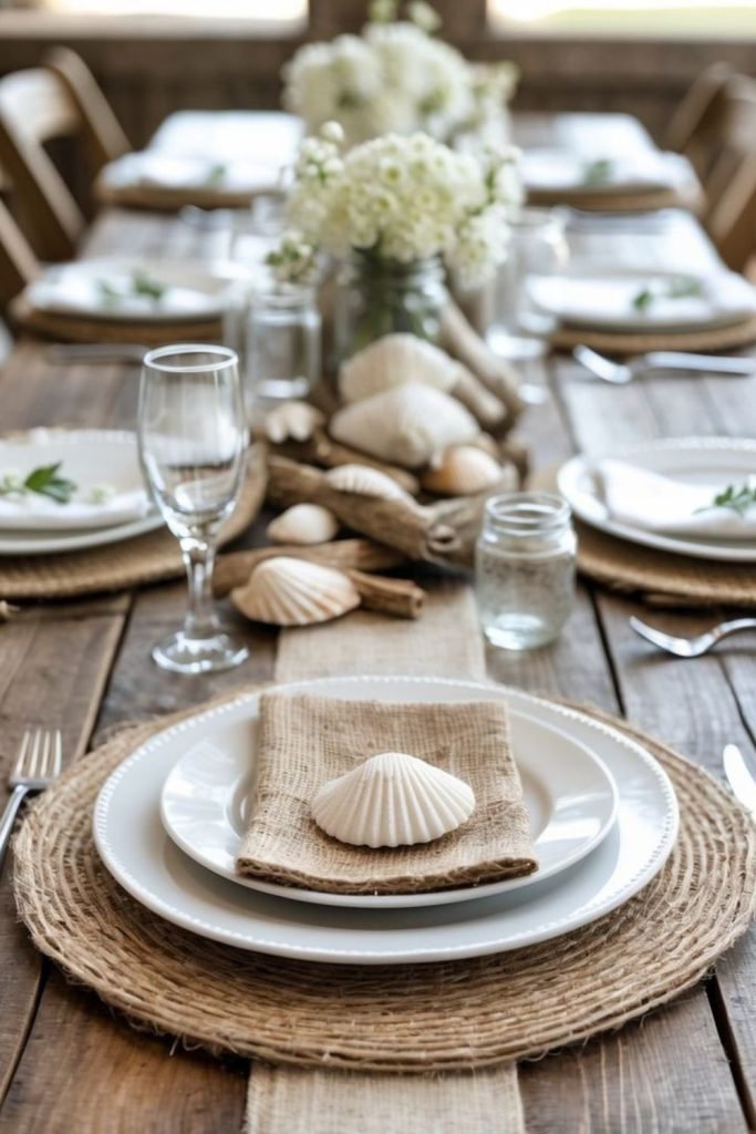 Coastal Driftwood Setting