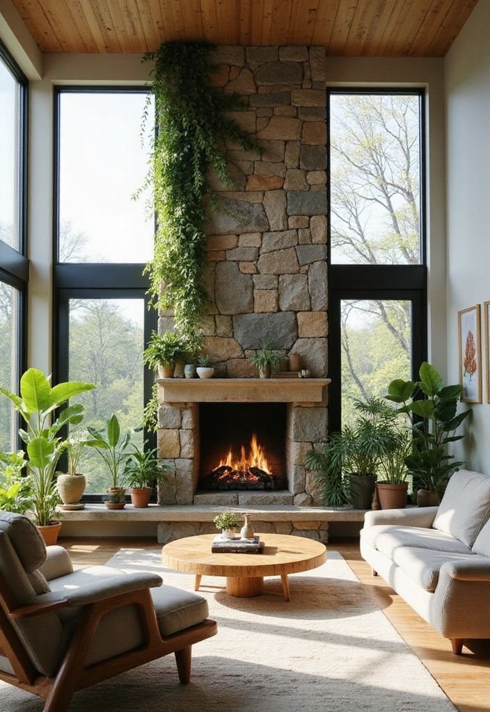 Coastal Fireplace Design