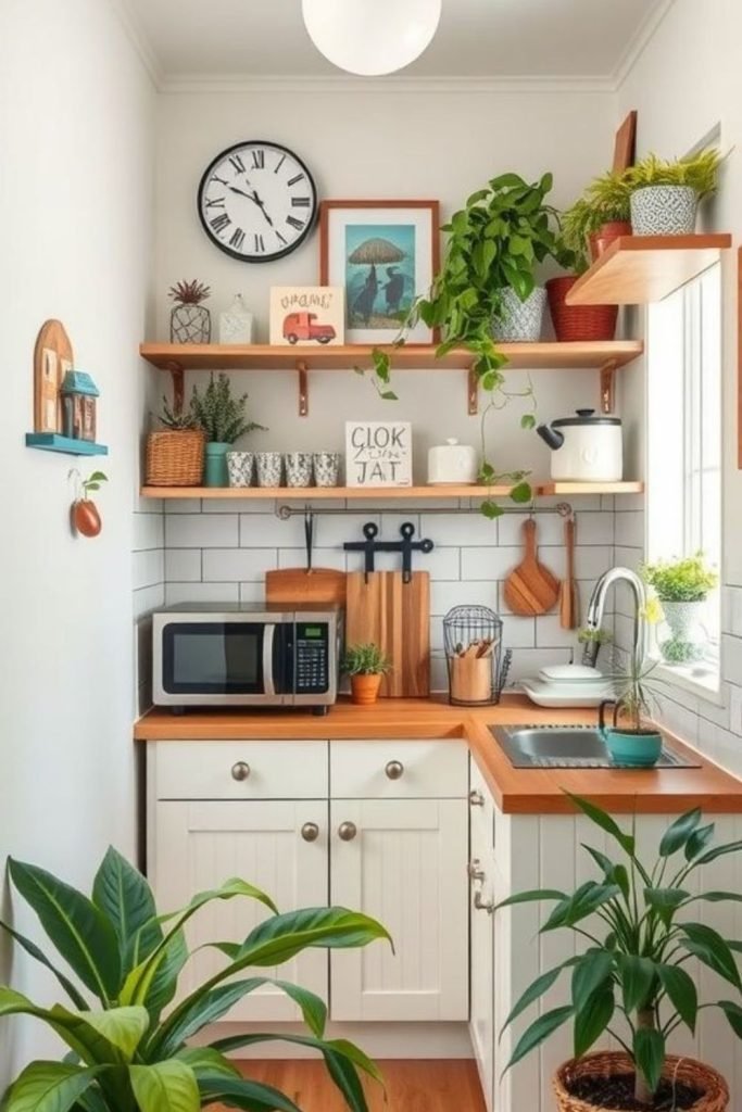 Compact Retro Kitchen